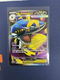 Mega Sharpedo ex Phantasmal Flames 113/094 Full Art Pokemon TCG NM - Image 1