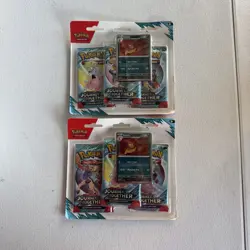 Pokemon TCG Scarlet & Violet Journey Together 3-Pack Blister Set of 2 - Image 1