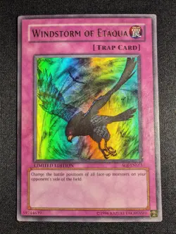 Yugioh - Windstorm of Etaqua SOI-ENSE3 Limited Edition Ultra Rare MP - Image 1