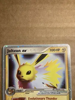 Jolteon EX Pokemon Card Delta Species 109/113 Holo MP - Image 4