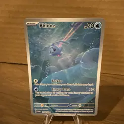 Phione Twilight Masquerade Pokemon Card Illustration Rare, 175/167 - Image 1