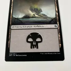 Swamp Basic MISCUT Magic MTG Magic Card NM - Image 4