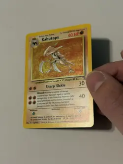 Pokemon TCG Kabutops Holo Rare Card 9/62 Fossil Unlimited 1999 - LP Condition! - Image 3