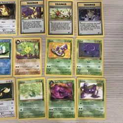 Lot Of 30 Vintage Pokemon Bulk Cards From Team Rocket Set LP-HP A1 - Image 5
