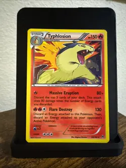 2015 Pokemon XY - Breakthrough Holo Rare Card: Typhlosion (20/162) - Image 1