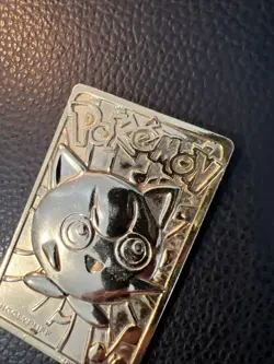 Pokemon 23k Gold Plated Jiggly Puff Trading Card U2 Burger King 1999 Limited !! - Image 2