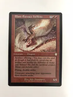 Blast-Furnace Hellkite Retro Frame MTG Magic the Gathering Card NM Near Mint BRC - Image 1