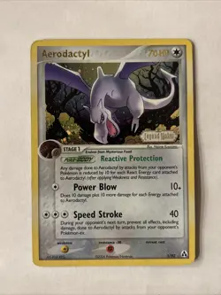 2006 Aerodactyl 1/92 Holo Legend Maker Pokemon Card - MP Moderate Play - Image 1