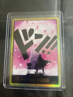 Don Tony Chopper Premium Booster Card PRB-02 Gold Frame - Image 1