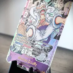 [ART CARD] Monkey.D.Luffy OP05 Manga CUSTOM- ENGLISH- High Quality Texture - Image 3