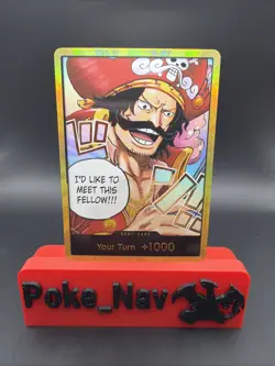 One Piece Gol.D.Roger GOLD DON!! Card (OP-13) English - Image 1