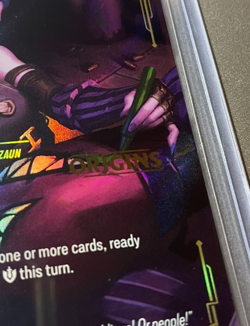 Riftbound Jinx Rebel Champion English card 202/298 Prerelease Stamped Promo - Image 4