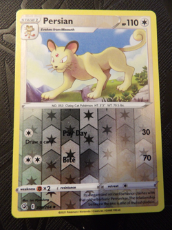 pokemon persian 200/264 uncommon comes with 4 random cards - Image 1