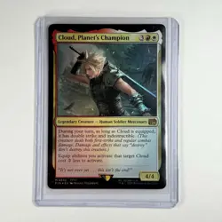 MTG Cloud, Planet's Champion Foil 0552 Final Fantasy FF VII Fresh NM - Image 3