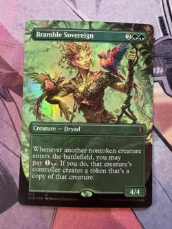 MTG Bramble Sovereign *BORDERLESS FOIL* Commander Legends Baldur's Gate 372 NM - Image 1