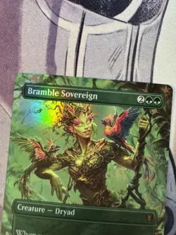 MTG Bramble Sovereign *BORDERLESS FOIL* Commander Legends Baldur's Gate 372 NM - Image 4