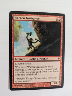 Warren Instigator Zendikar MTG NM Free shipping with tracking - Image 1