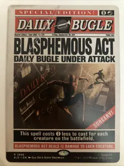 Blasphemous Act Marvel's Spider-Man: Daily Bugle Regular Secret Lair 1998 - Image 1