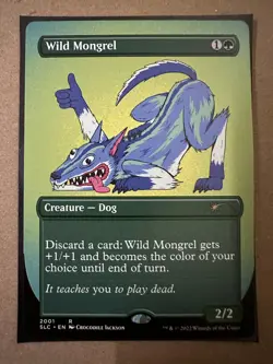 Wild Mongrel RARE Secret Lair 30th Anniversary Countdown Kit SLC MTG Magic - Image 1