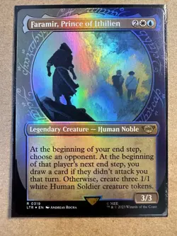 Faramir, Prince of Ithilien FOIL SHOWCASE RARE Lord of the Rings LTR MTG Magic - Image 1