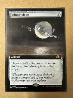 Winter Moon EXTENDED RARE Modern Horizons 3 MTG MH3 M3C Magic The Gathering NEW - Image 1