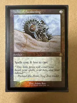 Helm of Awakening FOIL RETRO RARE Dominaria Remastered DMR MTG Magic * NEW * - Image 1