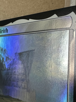 Minas Tirith 0256 FOIL Lord of the Rings LTR MTG Magic Gathering ROLLER MARKS - Image 2