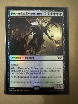 Doomsday Excruciator FOIL RARE Duskmourn House of Horror DSK MTG Magic NEW - Image 1