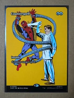 Counterspell FOIL MYTHIC Marvel's Spider-Man SPM MAR MTG Magic Gathering NEW - Image 1