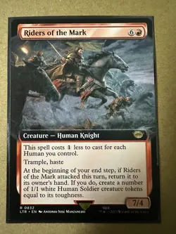 Riders of the Mark EXTENDED RARE Lord of the Rings Tales LTR MTG Magic *NEW* - Image 1