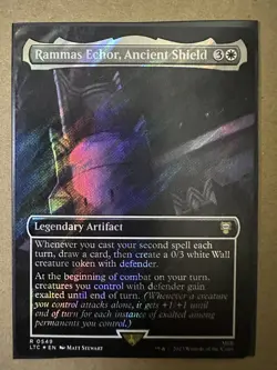 Rammas Echor, Ancient Shield SURGE BORDERLESS Lord of the Rings LTC MTG Magic - Image 1