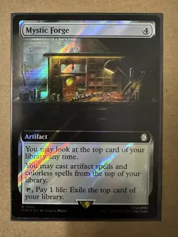 Mystic Forge SURGE EXTENDED FOIL Fallout Universes Beyond PIP MTG Magic NEW - Image 1