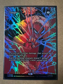 Tangle FOIL MYTHIC Marvel's Spider-Man SPM MAR MTG Magic The Gathering * NEW * - Image 1