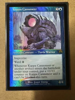 Kappa Cannoneer FOIL RETRO RARE Modern Horizons 3 MTG MH3 Magic Gathering NEW - Image 1