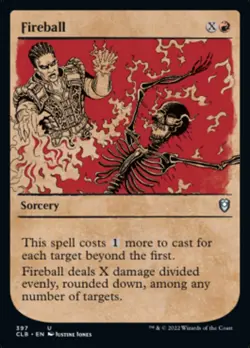 Fireball (Showcase) [Commander Legends: Battle for Baldur's Gate] Magic MTG - Image 1