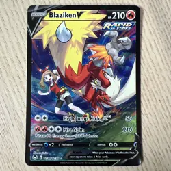 Blaziken V - TG14/TG30 Silver Tempest Trainer Gallery Pokemon - NM/MINT - Image 1