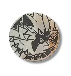 ZERAORA Silver Foil Official Pokemon TCG JUMBO Collector Coin 2" - Image 1