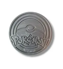 ZERAORA Silver Foil Official Pokemon TCG JUMBO Collector Coin 2" - Image 2