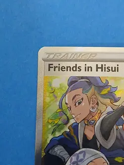 Pokemon Sword & Shield Crown Zenith Friends in Hisui 148/159 Full Art Trainer - Image 4