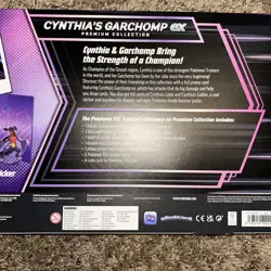 Pokemon TCG: Cynthia’s Garchomp ex Premium Collection box Sealed - Image 5