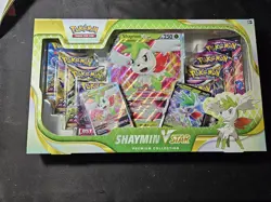 Pokemon TCG Sword & Shield Shaymin VStar Premium Collection Box - Factory Sealed - Image 1