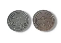 Pikachu + Charizard Jumbo Gold Foil Coins Pokemon TCG JUMBO Coin (One of Each) - Image 2
