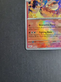 Flareon 13/131 Pokemon TCG S&V Prismatic Evolutions Masterball Rare Holo NM - Image 5