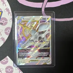 Arceus VSTAR 123/172 Ultra Rare Sword & Shield: Brilliant Stars Pokemon NM - Image 1