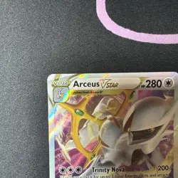 Arceus VSTAR 123/172 Ultra Rare Sword & Shield: Brilliant Stars Pokemon NM - Image 3