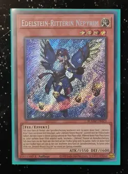 Yugioh BLMM-DE021 Edelstein-Ritterin Nepyrim Secret Rare 1. Auflage NM-MINT - Image 1