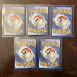 Pokemon Black Bolt and White Flare EX card lot - 5 Cards - NM - Image 2