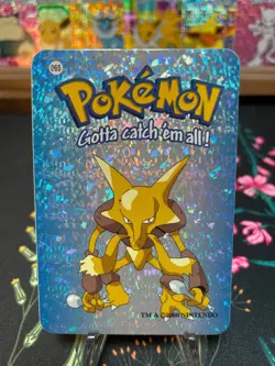 Alakazam #65 - Vintage Vending Machine Prism Sticker 2000 - Pokemon Card - Image 1