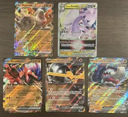 Pokemon 5 Card Lot - EX, VSTAR Ultra Rares NM - Image 1