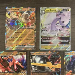 Pokemon 5 Card Lot - EX, VSTAR Ultra Rares NM - Image 2